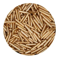 Palitos de Azúcar Oro Claro Metalizado XL 70 gr - Funcakes