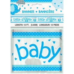 Pancarta Baby Shower Elefante Azul