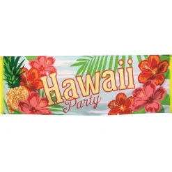 Pancarta Hawai Party