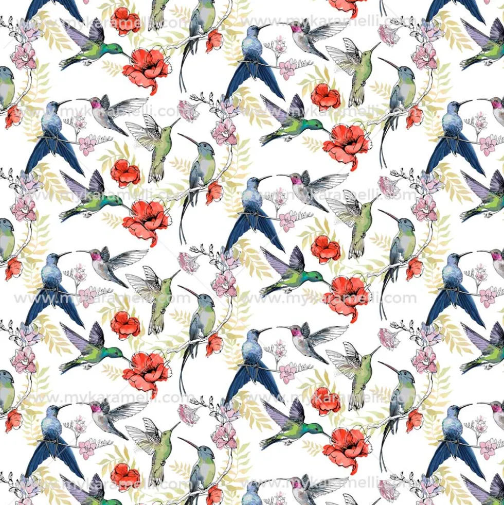 Papel Comestible Flores Modelo K