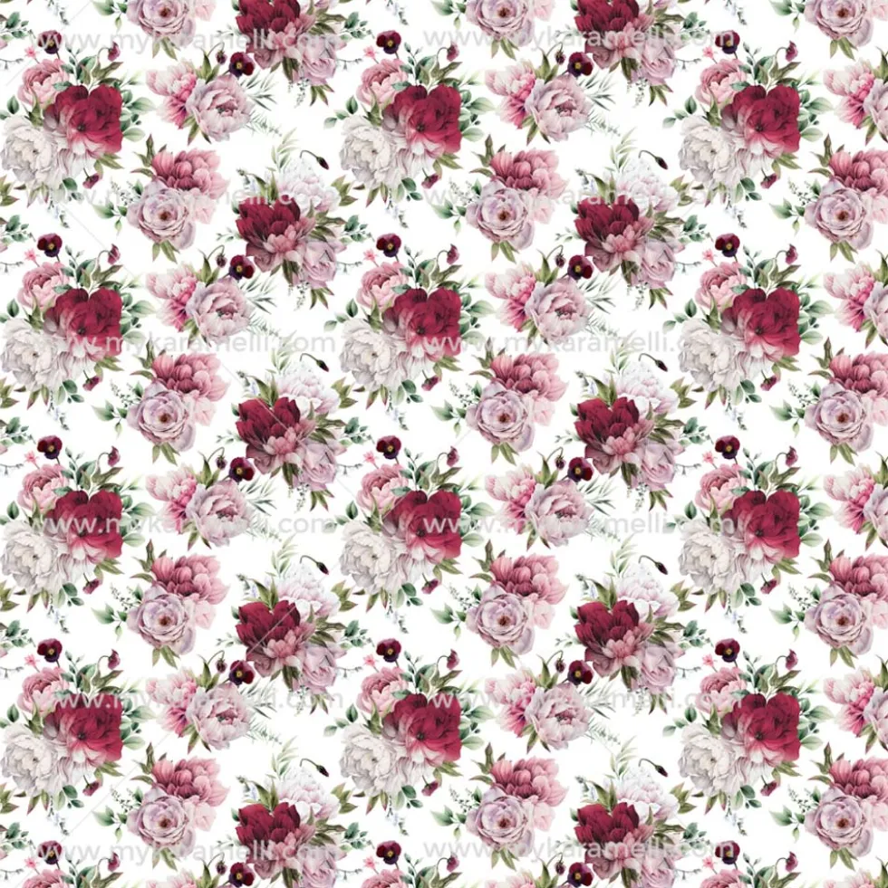 Papel Comestible Flores Modelo L