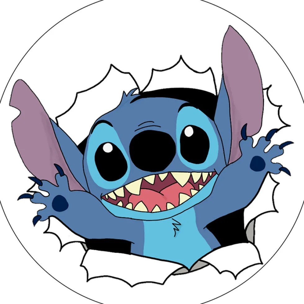 Papel Comestible Stitch Mod A 20 cm