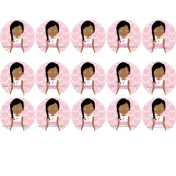 Papel de Azúcar Comunión Niña Modelo P 5 cm
