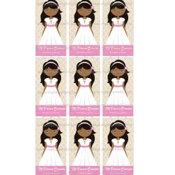 Papel de Azúcar Comunión Niña Modelo H Rectangular
