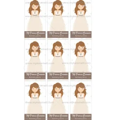Papel de Azúcar Comunión Niña Modelo K Rectangular