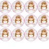 Papel de Azúcar Comunión Niña Modelo S 6 cm