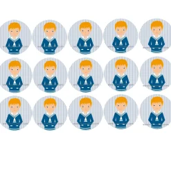Papel de Azúcar Comunión Niño Modelo B 5 cm