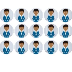 Papel de Azúcar Comunión Niño Modelo D 5 cm