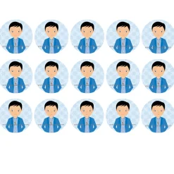 Papel de Azúcar Comunión Niño Modelo E 5 cm