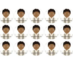 Papel de Azúcar Comunión Niño Modelo P 5 cm