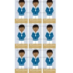 Papel de Azúcar Comunión Niño Modelo D Rectangular