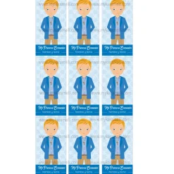 Papel de Azúcar Comunión Niño Modelo F Rectangular