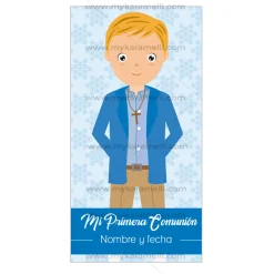 Papel de Azúcar Comunión Niño Modelo F Rectangular
