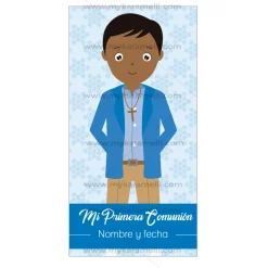Papel de Azúcar Comunión Niño Modelo H Rectangular