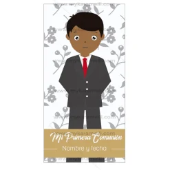 Papel de Azúcar Comunión Niño Modelo L Rectangular