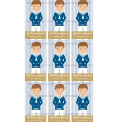 Papel de Azúcar Comunión Niño Modelo C Rectangular