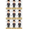 Papel de Azúcar Comunión Niño Modelo I Rectangular