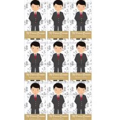 Papel de Azúcar Comunión Niño Modelo I Rectangular