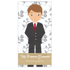 Papel de Azúcar Comunión Niño Modelo K Rectangular