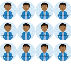 Papel de Azúcar Comunión Niño Modelo H 6 cm