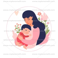 Papel de Azúcar Día de la Madre Modelo A 15 cm
