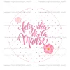 Papel de Azúcar Día de la Madre Modelo D 15 cm