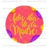 Papel de Azúcar Día de la Madre Modelo E 15 cm