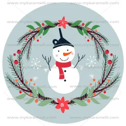 Papel de Azúcar Navidad Modelo F 20 cm