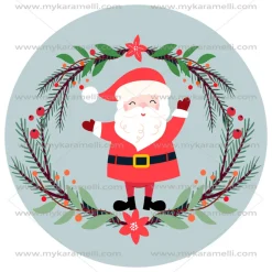 Papel de Azúcar Navidad Modelo E 20 cm