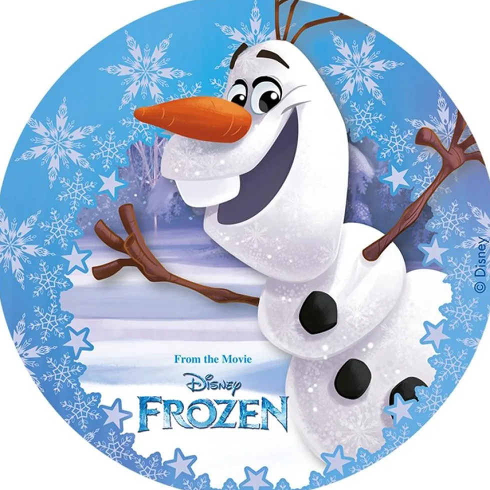 Papel de azúcar Olaf 20cm