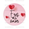 Papel de Azúcar San Valentín Modelo Eres mi amor 15 cm
