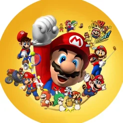 Papel de Oblea Mario Bros 20 cm