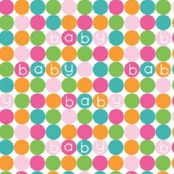 Papel de Regalo Colores Pastel Baby