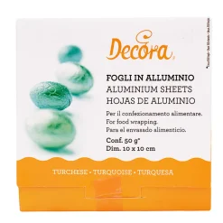 Papel para Envolver Dulces color Turquesa
