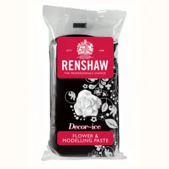 Pasta de Flores y modelado Negra Renshaw 250gr