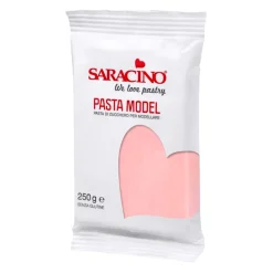 Pasta de modelar Saracino - rosa 250 g