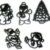 Patchwork cutter Santa & Snowman