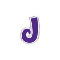 Pegatina para Globos Letra J Morado