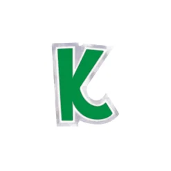 Pegatina para Globos Letra K Verde