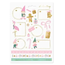 Pegatinas Navideñas Gnomos 26 ud
