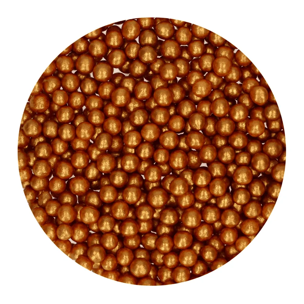 Perlas de Azúcar Blandas Doradas 60 gr - Funcakes