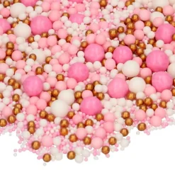 Perlas de Azúcar Blandas Mix Pink Celebration 80 gr - Funcakes