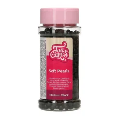 Perlas de Azúcar Blandas Negras 60 gr