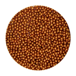 Perlas de Azúcar Blandas Pequeñas Bronce / Oro 70 gr - Funcakes