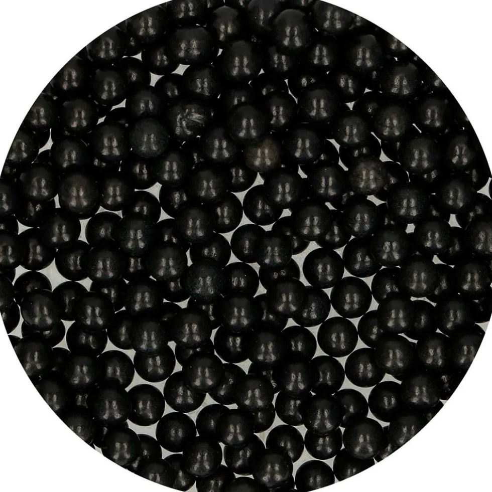 Perlas de Azúcar Negro Brillante 7 mm Funcakes