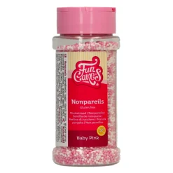 Perlas de Azúcar Nonpareils Mix Rosa Bebé 80 gr - Funcakes