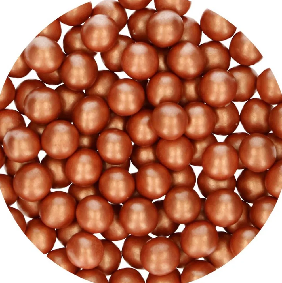 Perlas de Chocolate Color Bronce 70 gr