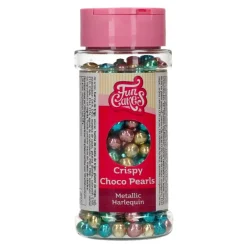 Perlas de Chocolate Crujiente Colores Metalizados 60 gr - Funcakes