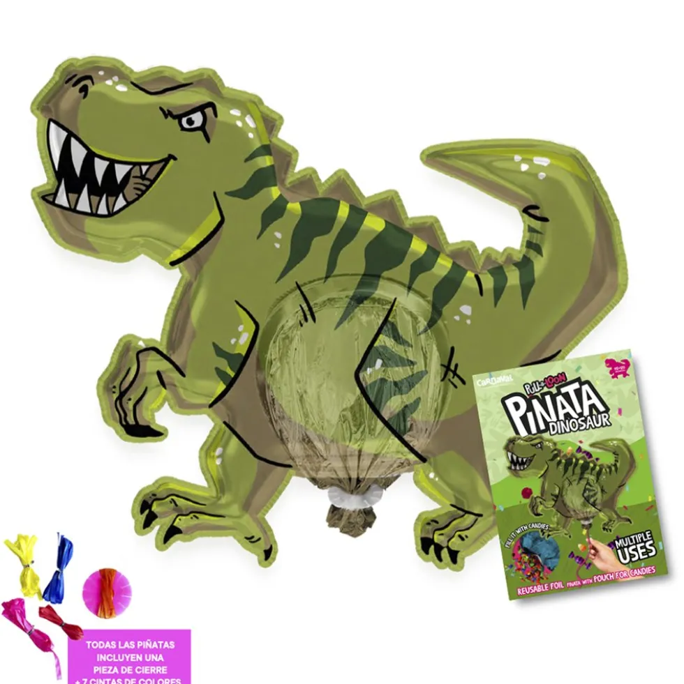 Piñata Hinchable Dinosaurio T-Rex 90 cm