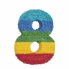 Piñata Nº 8 Multicolor 56 cm